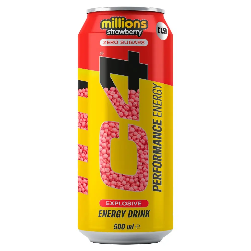 C4 Strawberry Energy Drink 500ml
