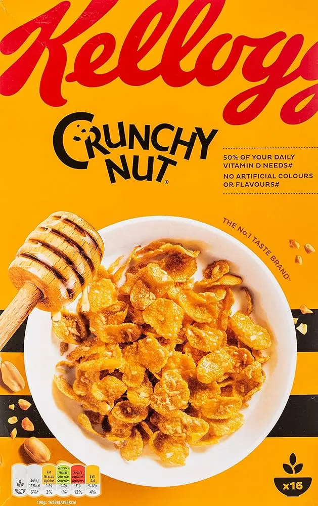 Kelloggs crunchy nut 460g 