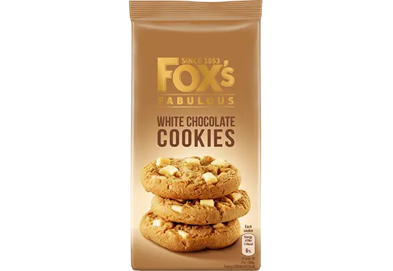 Fox's white chocolate cookies 180gr