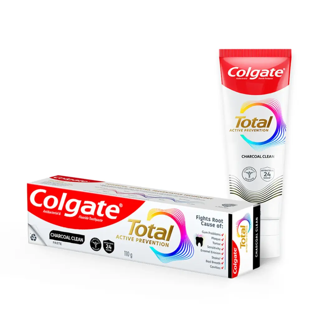Colgate total charcoal clean 110g