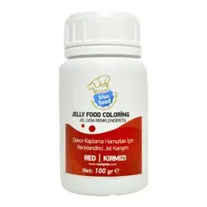 Blue bead jelly food coloring red kirmizi 100gr  