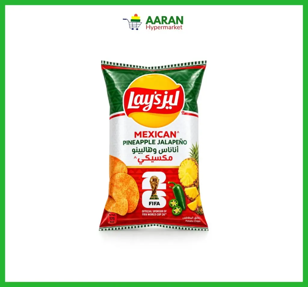 Lays Mexican Pineapple and Jalapeno Potato Chips 155 g 