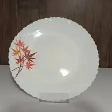 RoyalFord Opal-ware Flat Dinner Plate 1pc