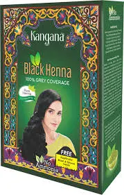 Kangana Black Henna 100% Grey Coverage 