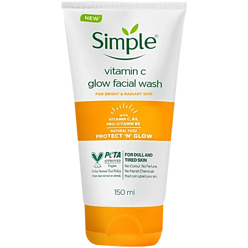 Simple Protect N Glow Vitamin C Glow Facial Wash 150 ml