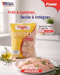 Miglio Chicken Breast Boneless 2kg
