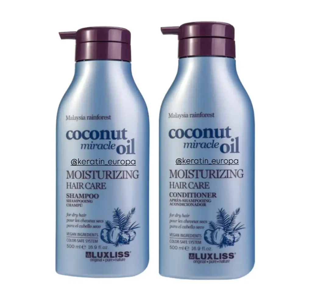 King Love Beauty Coconut Oil Shampoo & Conditioner Set 420ml