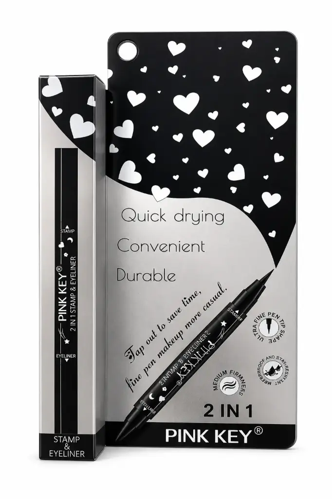 Pink Key 2-in-1 Eyeliner and Stamp Pen