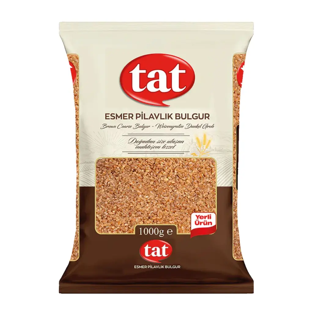 Tat Brown Coarse Bulgur Wheat Vermicelli 1Kg 