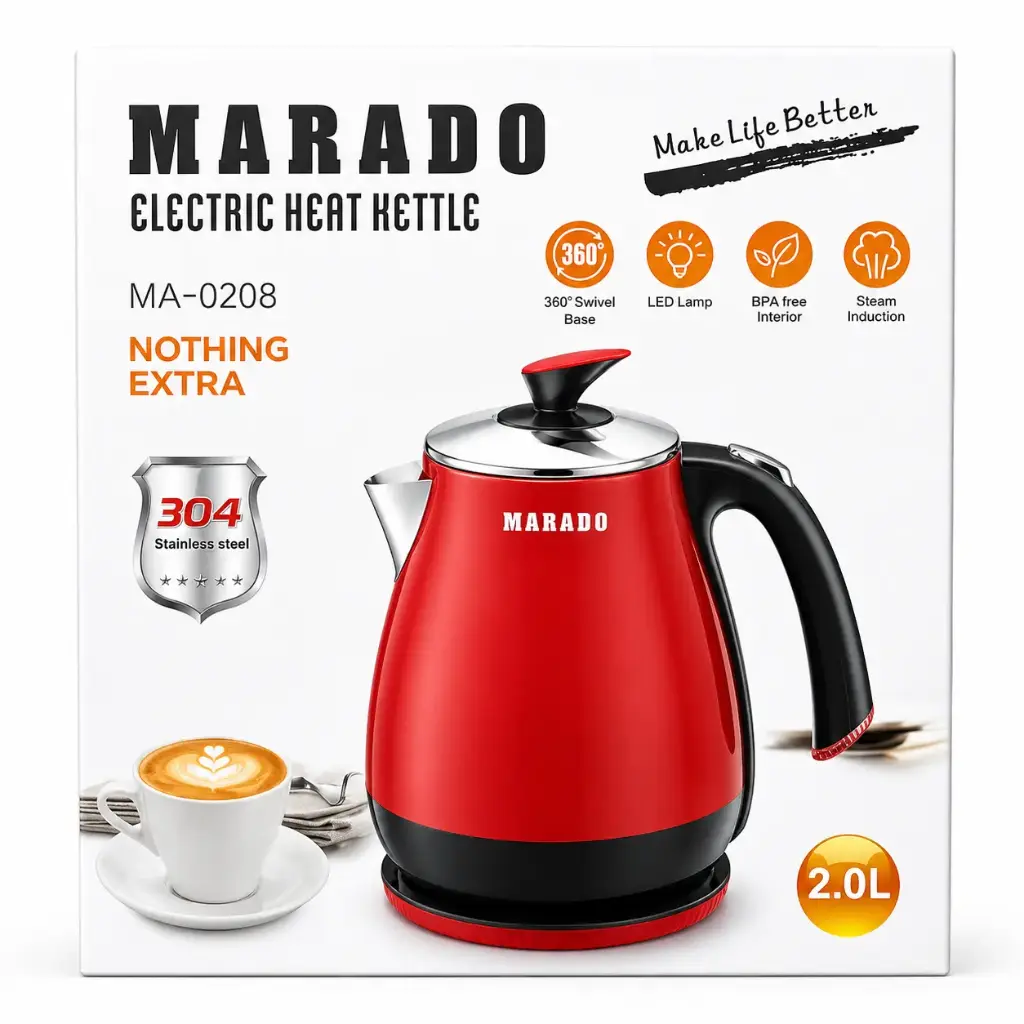 Marado Electric Heat Kettle MA-0208 2L