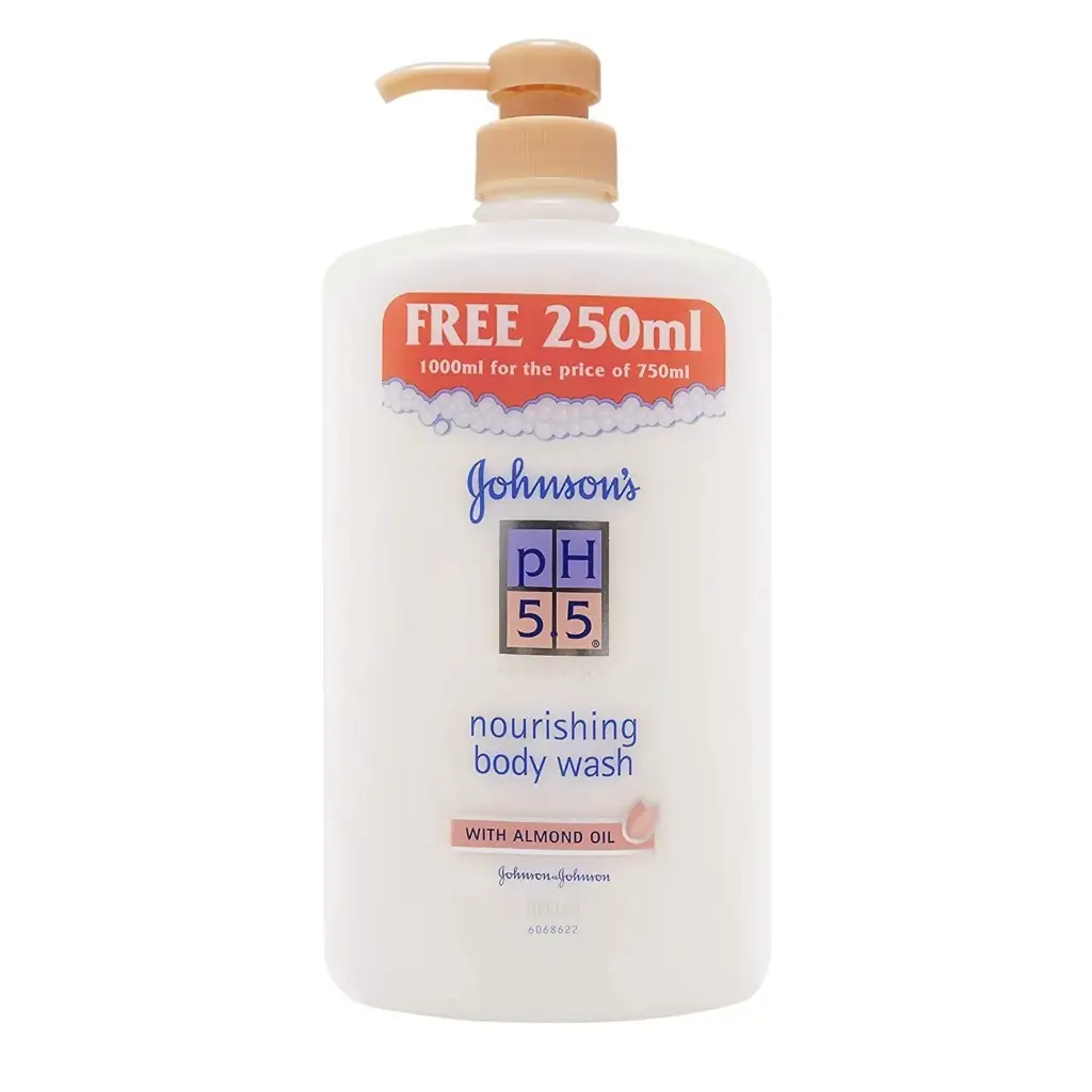Johnson's pH 5.5 Nourishing Body Wash Almond Oil 1000 ml