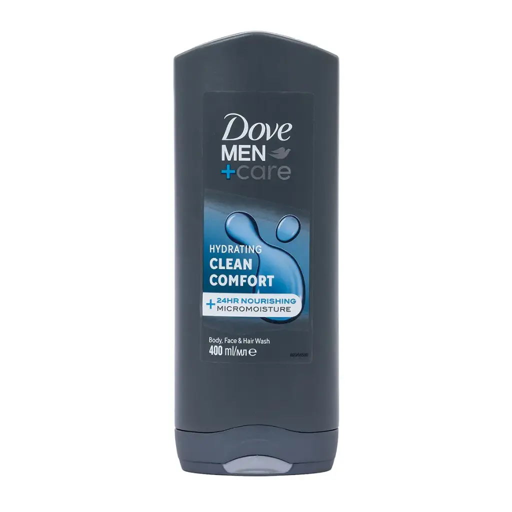 Dove Men+Care Hydrating Clean Comfort Body, Face, and Hair Wash 400 ml