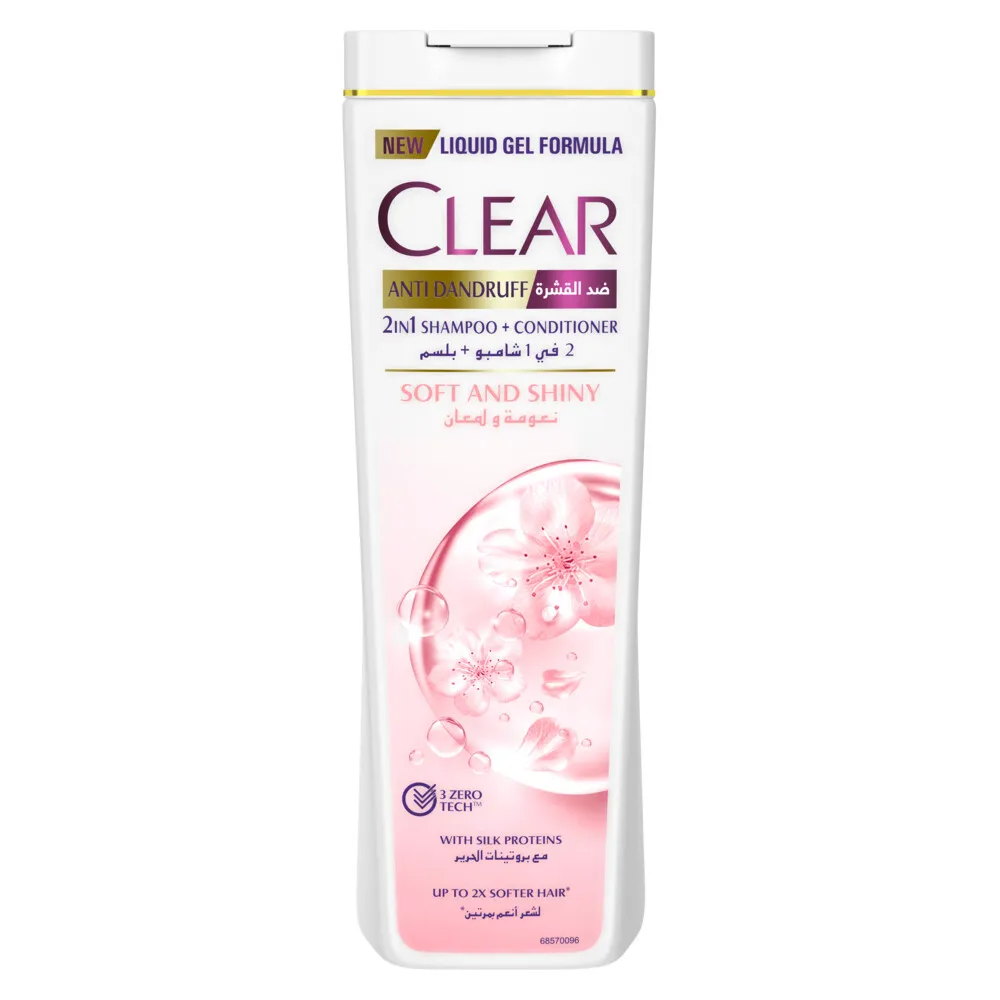 Clear Shampoo 2in1 Soft & Shiny 10x Super Vitamin 400ml