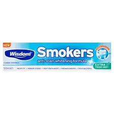Wisdom Smokers Anti-Stain Whitening Toothpaste 50ml