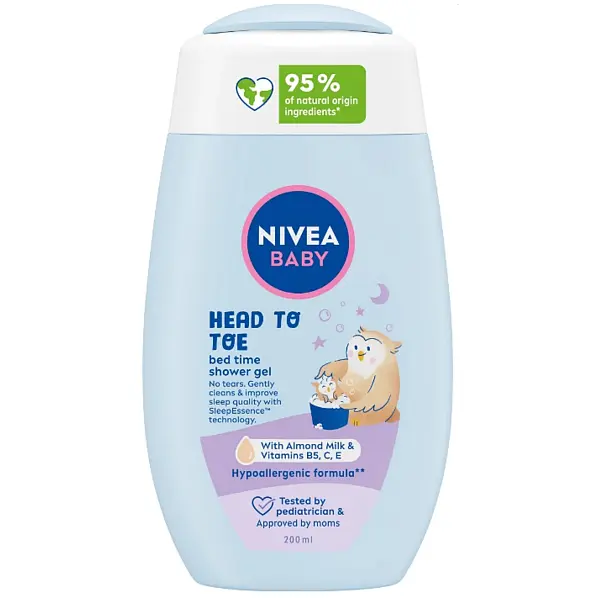 Nivea Baby Bed Time Head To Toe Shower Gel 200ml