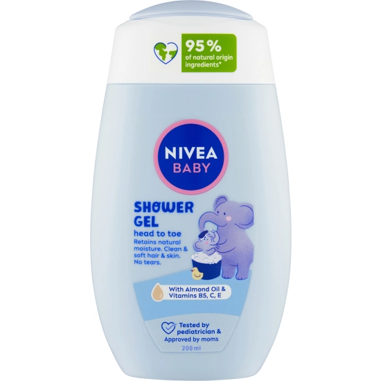 Nivea Baby Shower Gel Head To Toe 200ml