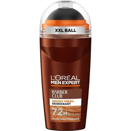 L'Oréal Men Expert Barber Club 48H Protective Deodorant Roll-On 50ml