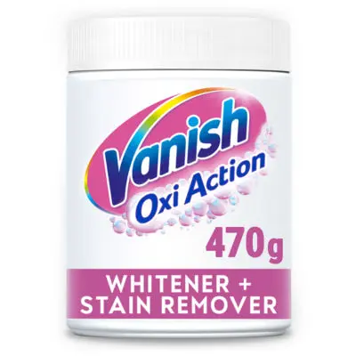 Vanish Oxi Action Crystal White Fabric Stain Remover Powder 470g