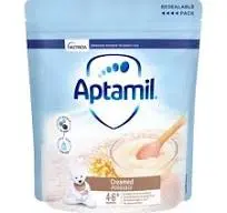 Aptamil Creamed Porridge Baby Food Cereal 4-6 plus Months 125gr