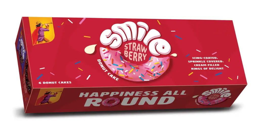 Peek Freans Smile Strawberry Donut Cakes