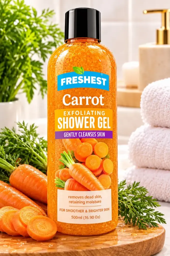 Freshest Carrot Shower Gel 500ml