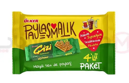 Ülker Çizi Cracker Biscuit 4 Pack 280 gr 