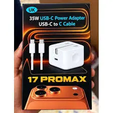  17 Pro Max 35W USB-C Power Adapter to C cable