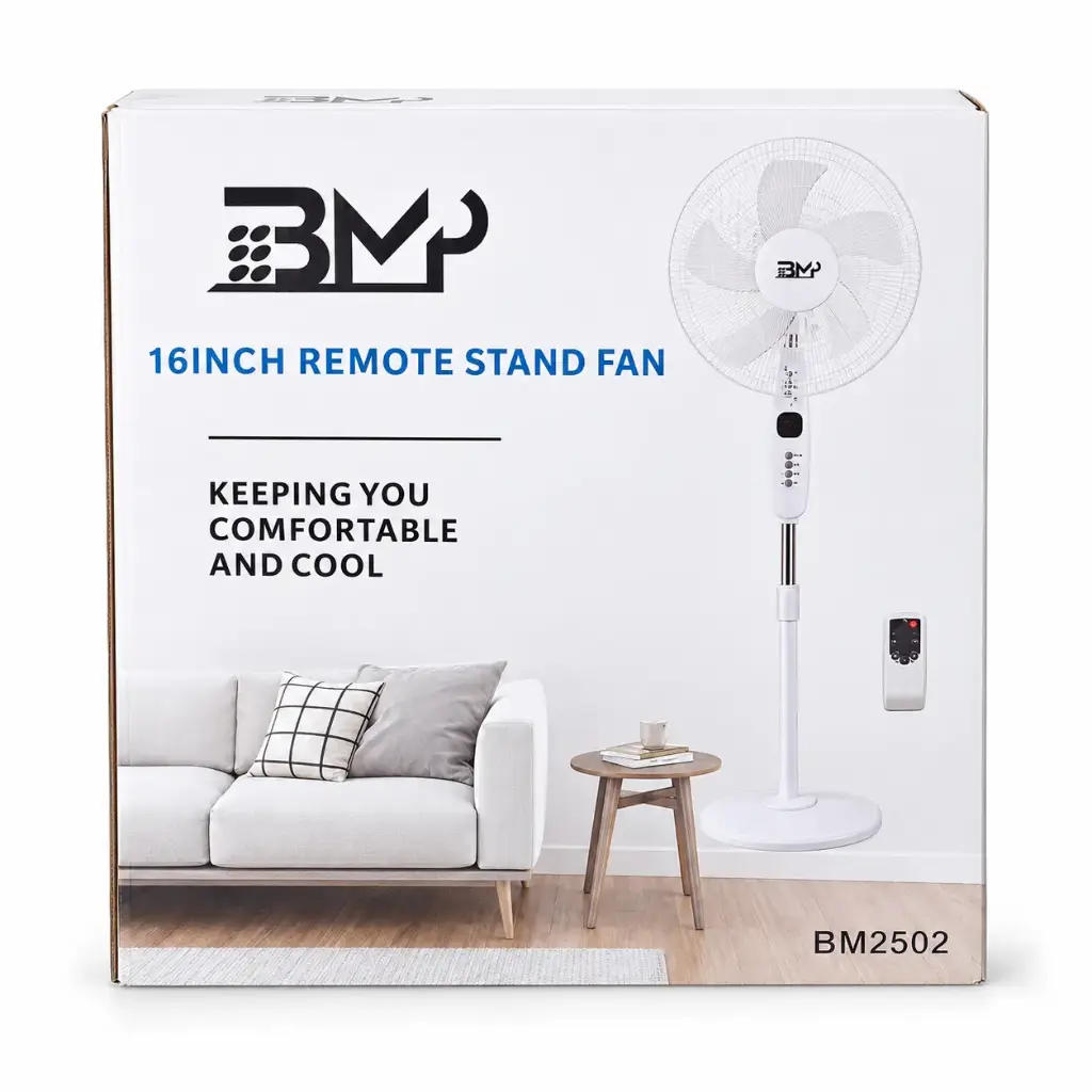 BMP 16-Inch Remote Stand Fan model BM2502