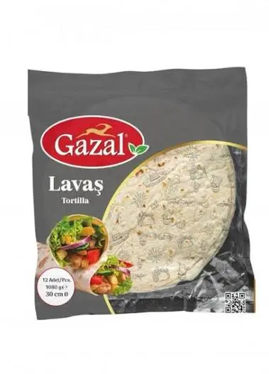 Gazal lavas tortilla 12pcs 1080g 30cm