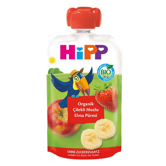 Hipp organik silek muzlu elma pursi 100gr