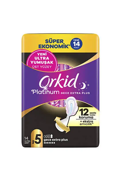 Orkid platinum gece extra 12hour 14pcs