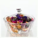 Acrylic Diamond-Cut Candy Bowl