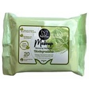 Papilion Makeup Removing Wet Wipes Biodegradable 20pcs