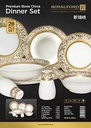 Royalford Dinner Set 28pcs Rf11049