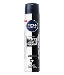 [A19848] Nivea men black & white invisible active 200ml