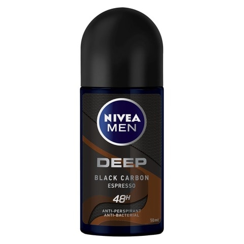 [A20489] Deo Nivea men Deep black charcoal espresso 50mL
