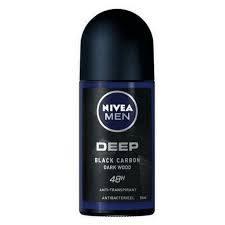 [A21265] Deo Nivea Men Deep Black Carbon Dark Wood 50ml