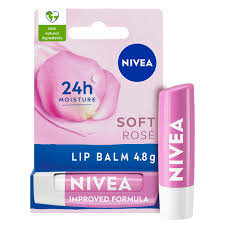 [A21576] Nivea Lips Protect Soft Rose 48g