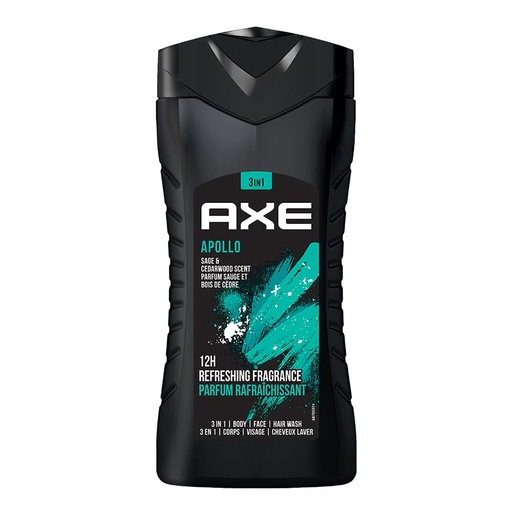[A21602] Axe Apollo Sage&Cedarwood Scent 3in1 shawer 1liter