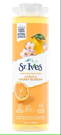 [A23896] St.ives Body Wash Cityrus&Cherry Blossom 650ml