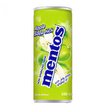 [A25066] Mentos Apple Soda Kick Drink With Jelly Bites 240ml