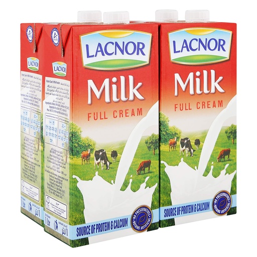 [A25110] Lacnor Milk Full Cream 1l