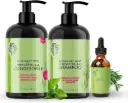 King Love Beauty Rosemary Mint Strengthening Shampoo and Conditioner 420 ml+ 420g