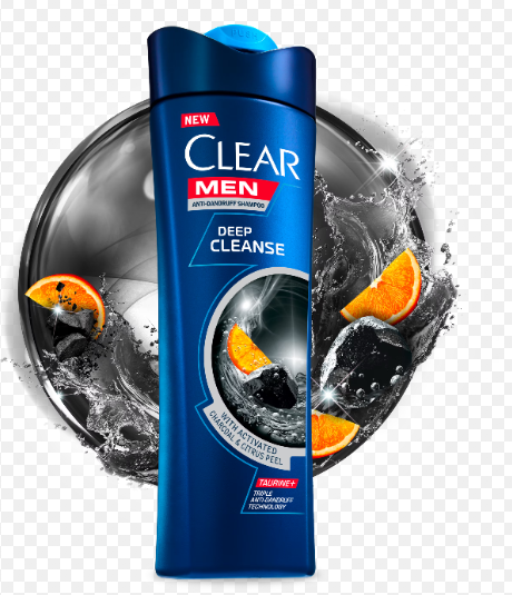 Clear men deep cleanse shampoo 165ml