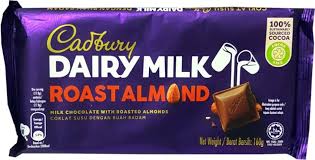 Cadbury dairy milk roast almon 160g