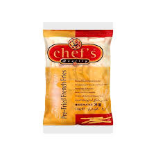 Chef's pre-fried french fries 1kg