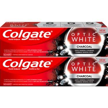 Colgate Optic white Charcoal 75ml