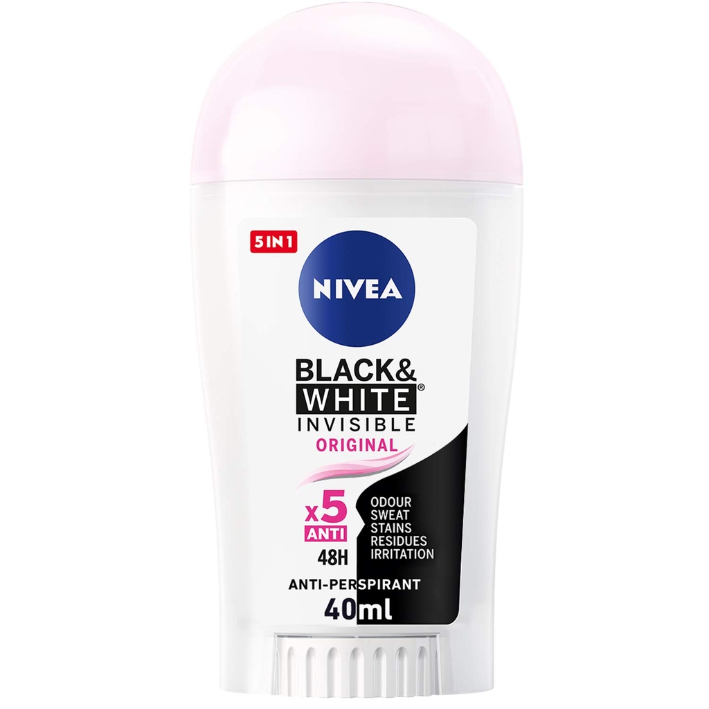 Deo Nivea Stick Inv B&W 40ml