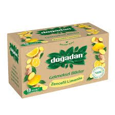 Dogadan gelenksel bitkiler zencefil limonlu 18 poset