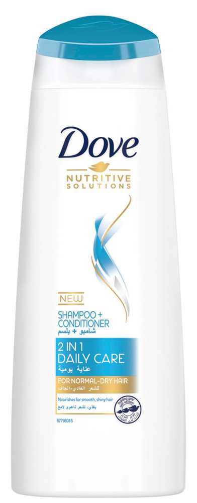 Dove shampo+conditioner 2in1 daily care 400ml